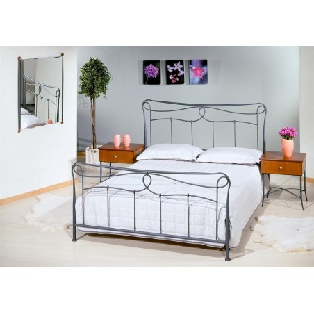 Κρεβάτι μεταλλικό διπλό διαστάσεων 160cm x 200cm με επιλογή χρώματος