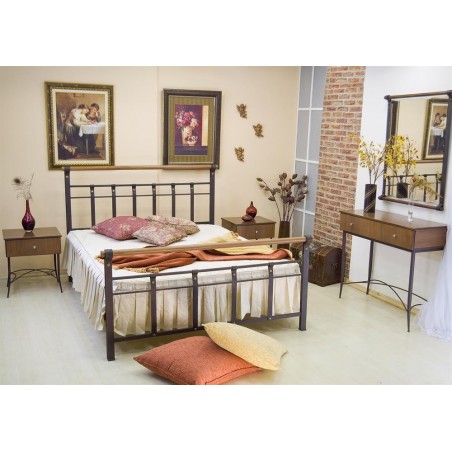 Κρεβάτι μεταλλικό διπλό διαστάσεων 160cm x 200cm με επιλογή χρώματος