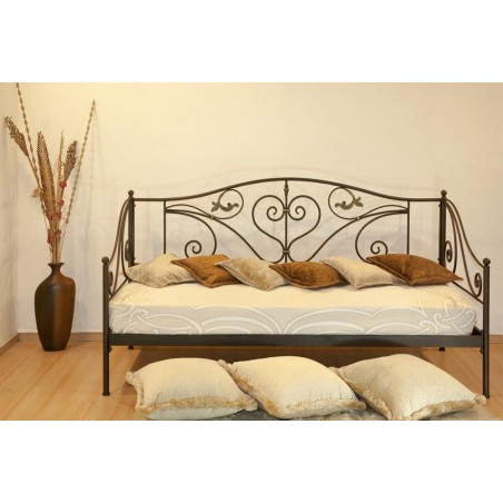 Μεταλλικός καναπές κρεβάτι 200x90x120cm 136-S με επιλογή χρώματος