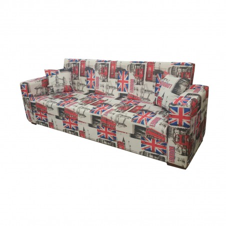 Καναπές κρεβάτι LONDON με αποθηκευτικό χώρο με δυνατότητα αλλαγής διαστάσεων 215εκ*80εκ*80εκ ύψος