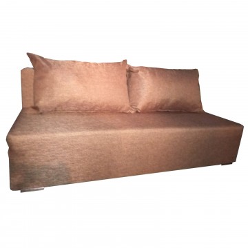 Καναπές κρεβάτι διπλό DRAGON με αποθηκευτικο χώρο καφέ χρώμα