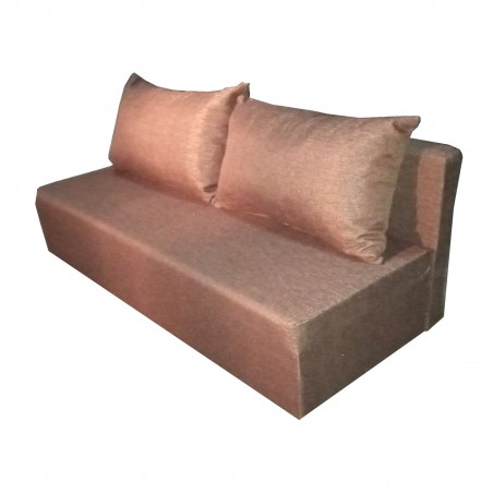 Καναπές κρεβάτι διπλό DRAGON με αποθηκευτικο χώρο καφέ χρώμα 190εκ*90εκ*90εκ ύψος