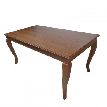 Τραπέζι Τ12 επεκτεινόμενο από ξύλο οξιάς χρώματος καρυδιά ανοιχτό