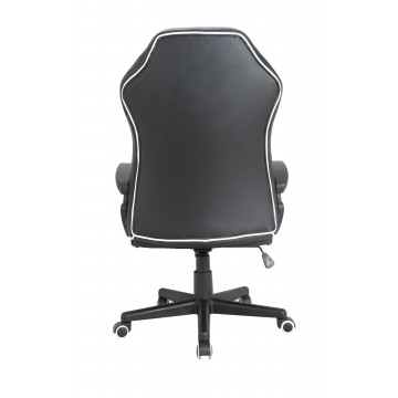 ΚΑΡΕΚΛΑ ΓΡΑΦΕΙΟΥ GAMING ΜΑΥΡΟ ΑΣΠΡΟ