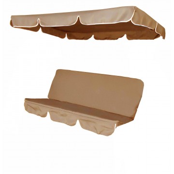 Ανταλλακτικό κάθισμα και τέντα σετ για τριθέσια κούνια