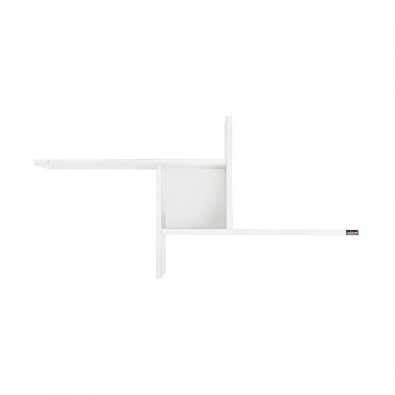 Ράφι τοίχου πολυμορφικο λευκό 100x18x50 εκ