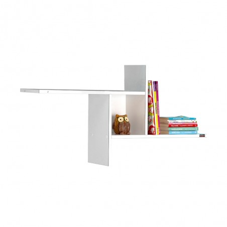 Ράφι τοίχου πολυμορφικο λευκό 100x18x50 εκ