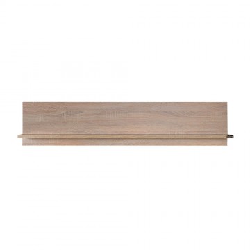 Ράφι τοίχου με πλάτη φυσικό sonoma 120x20x25 εκ