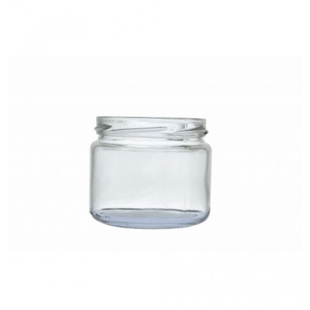 BAZO 0.360ml με καπάκια (Φ82)  σετ 36 τεμ γυάλινα σε συσκευασία συρρίκνωσης