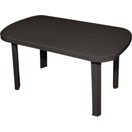 Τραπέζι πλαστικό γκρι με ίσια πόδια  150 x 90 x 72 cm