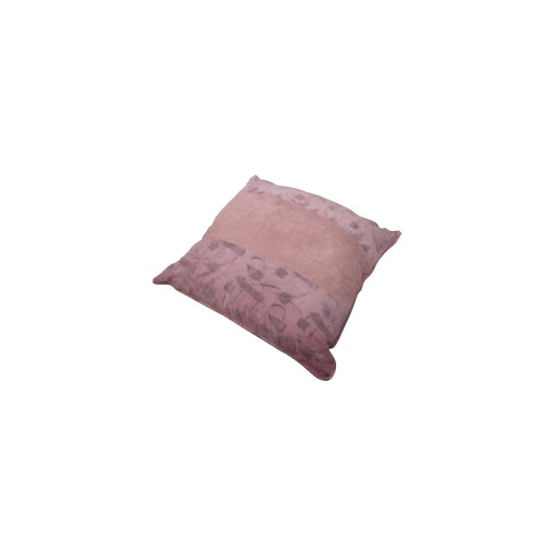 Πουφ μαξιλάρα ροζ μοβ με αλέκιαστο ύφασμα διαθέτει φερμουάρ για πλύσιμο 90x90x30εκ