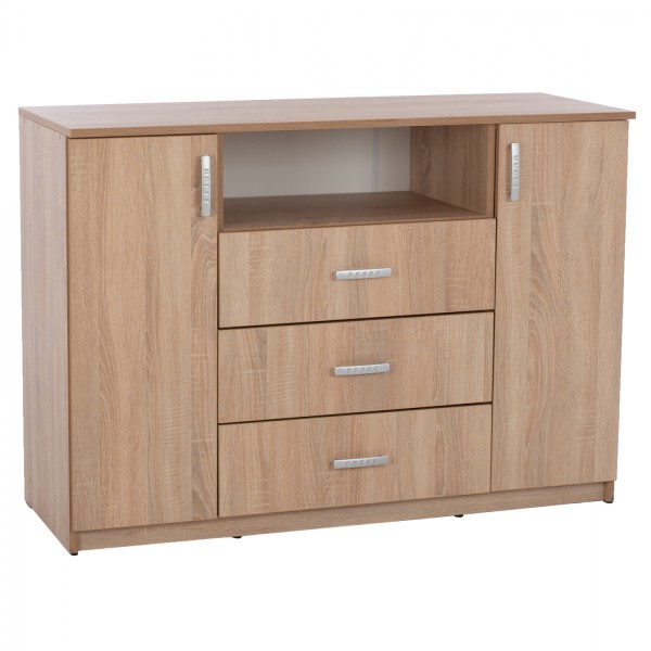 ΜΠΟΥΦΕΣ ΜΕ 2 ΝΤΟΥΛΑΠΙΑ Κ 3 ΣΥΡΤΑΡΙΑ ADLER SONAMA OAK HM2430 120X45X85Yεκ.