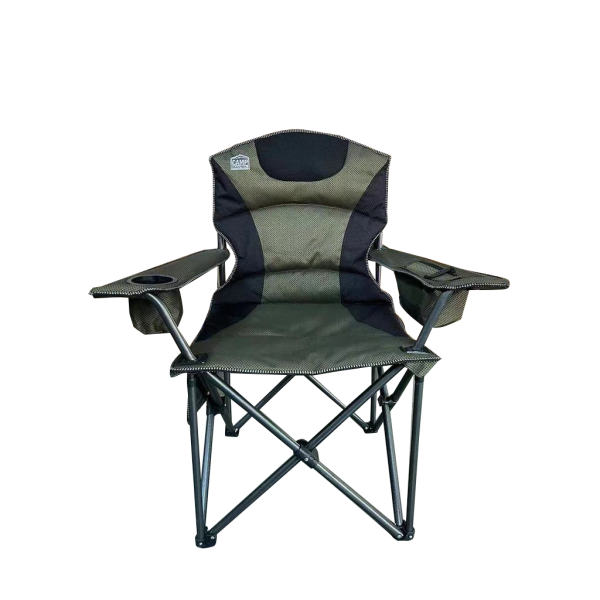 Καρέκλα Παραλίας camping πτυσσόμενη XXXL βαρέως τύπου C3002W Μεταλλική 98x62x107εκ