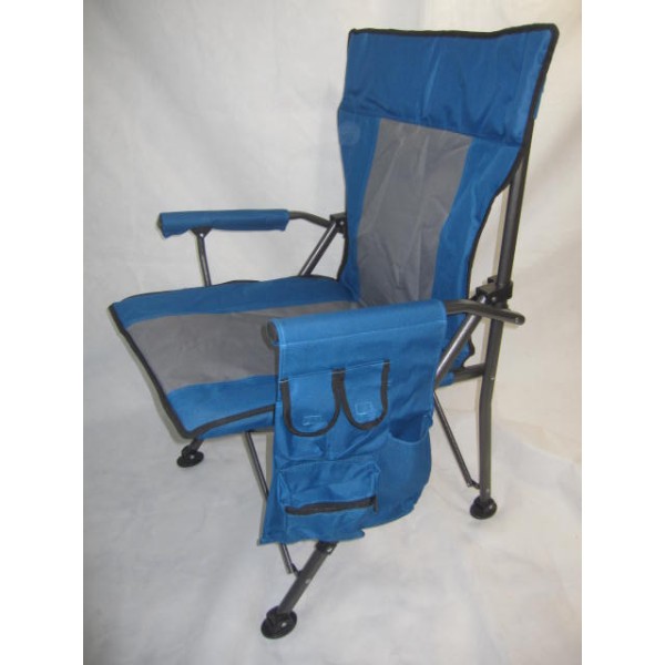 Καρέκλα Παραλίας camping πτυσσόμενη XL βαρέος τύπου C3029 Μεταλλική 60x63x106εκ