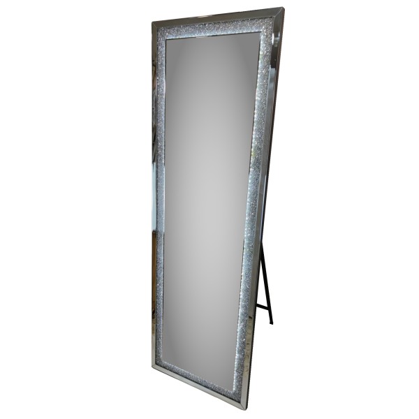 Καθρέπτης δαπέδου φωτιζόμενος LED αφής με επιλογές φωτισμού LONG  180x4x60 εκ
