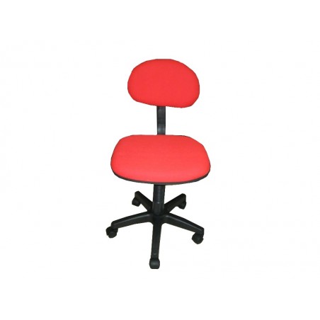 Παιδική πολυθρόνα γραφείου με κόκκινο ύφασμα 40*38*60εκ με ρυθμιζόμενο κάθισμα