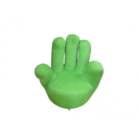 Παιδική περιστρεφόμενη πολυθρόνα χέρι με ύφασμα σε πράσινο χρώμα  84*70*96εκ.
