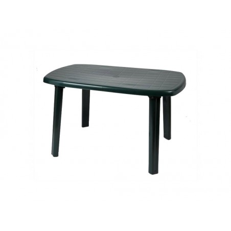 Τραπέζι πλαστικό με ίσια πόδια πράσινο 150 x 90 x 72 cm