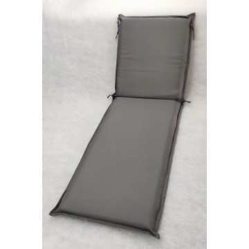 Μαξιλάρι για ξυλινη ξαπλώστρα 8εκ από αδιάβροχο υφασμα 200gr polyester σε χρώμα γκρι
