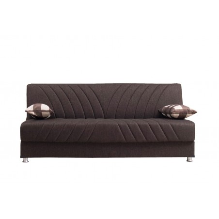 Καναπές κρεβάτι 3θεσιος και διαθέτει μπαούλο για αποθήκευση χωρίς μπράτσα για περιορισμένους χώρους 190x74x82εκ.