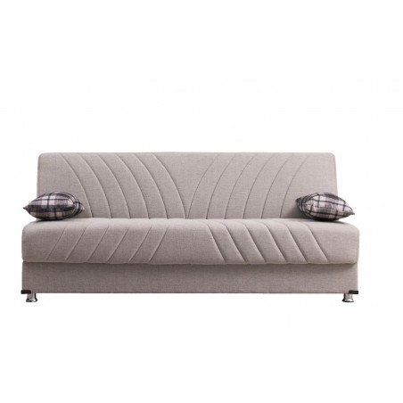 Καναπές κρεβάτι 3θεσιος μπαούλο Χρώμα Μπεζ 192x74x82 εκ