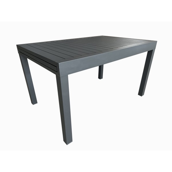 Τραπέζι επεκτεινόμενο εξωτερικού χώρου από αλουμίνιο σε ανθρακί χρώμα HYT-068AL 135/270x90x76εκ