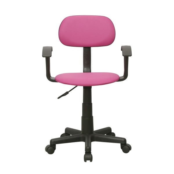 Παιδική καρέκλα εργασίας με μπάτσα από ύφασμα σε χρώμα ροζ QZY-A18R 57x38x80minimum