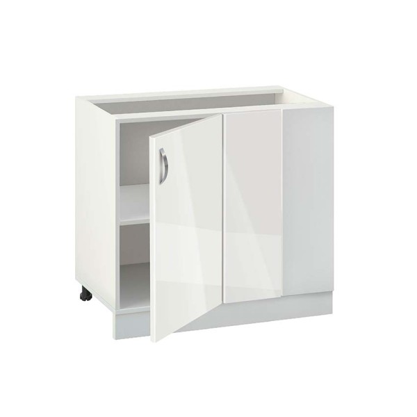 Ντουλάπι κουζίνας επιδαπέδιο γωνιακό 100εκ., No 1001, Genomax