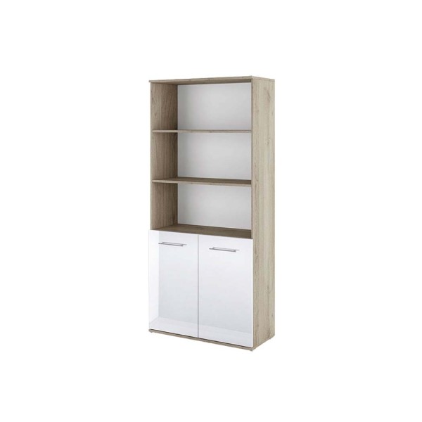 Βιβλιοθήκη με πόρτες 80x36x175.5, Modul 84, Genomax