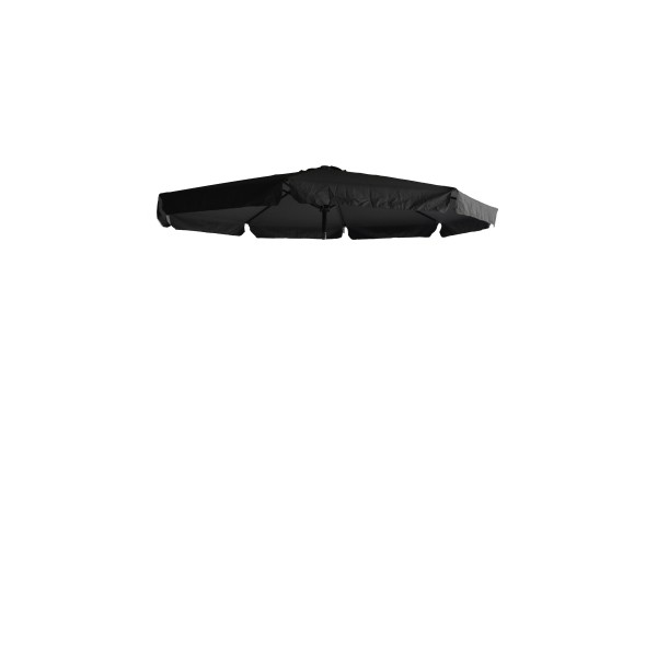 Ανταλλακτικό πανί για ομπρέλα Φ3m στρογγυλή 8 ακτίνες με αεραγωγό γκρι σκούρο 200gr με φραμπαλά