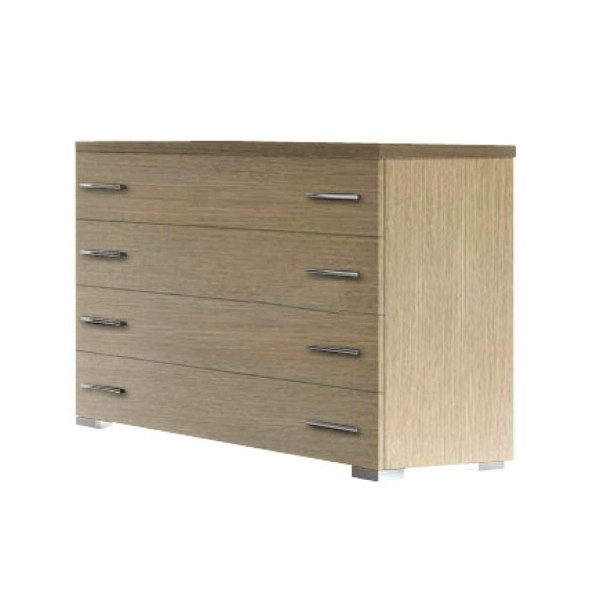 Τουαλέτα-συρταριέρα δρυς