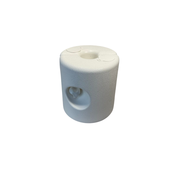 Βάρος Στήριξης για κιόσκι βάσεις άμμου/νερού σετ 4 τεμ Λευκό πολυπροπυλενίου 14kg/τεμ 24x22x25cm