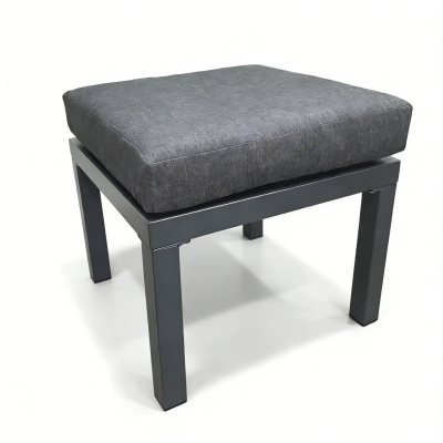 Σκαμπό αλουμινίου γκρι με...