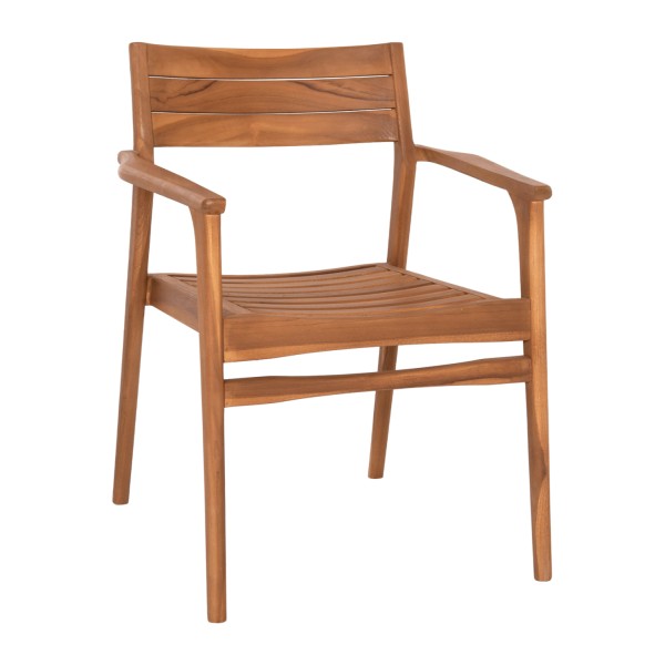 ΠΟΛΥΘΡΟΝΑ BOZZY HM9935 ΜΑΣΙΦ ΞΥΛΟ TEAK ΣΕ ΦΥΣΙΚΟ 58x61x80,5Υ